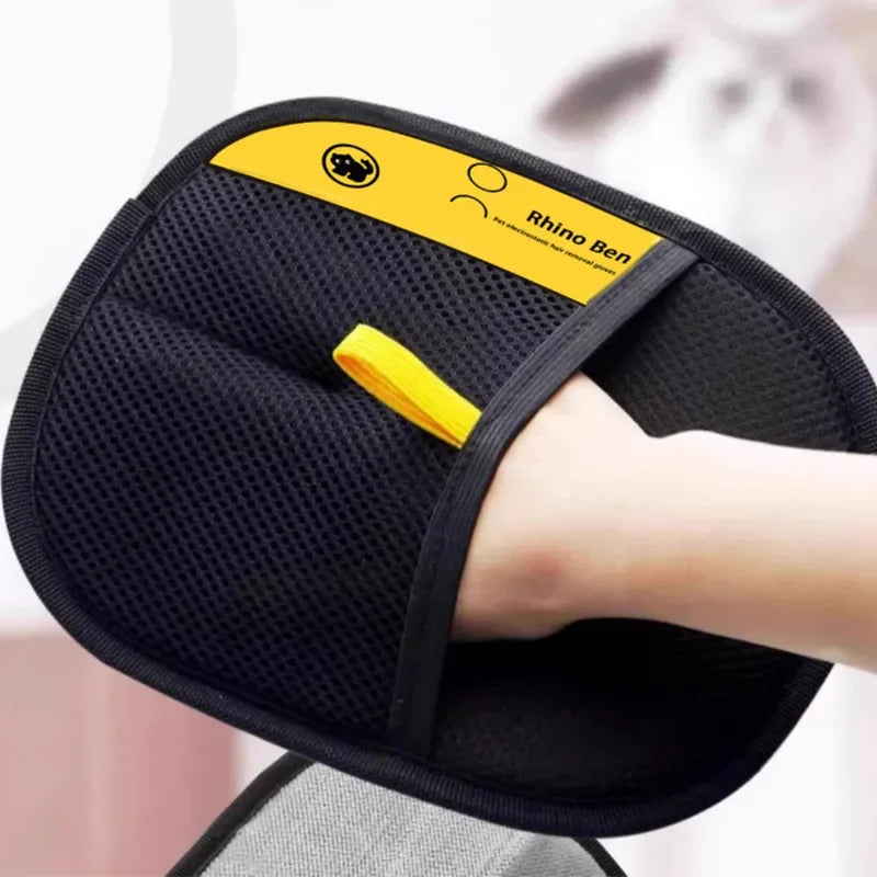 Double-Sided Pet Hair Remover Glove, Multi-Functional Pet Grooming