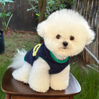 Autumn/Winter Pet Clothing Teddy Button-Front Waistcoat Bichon