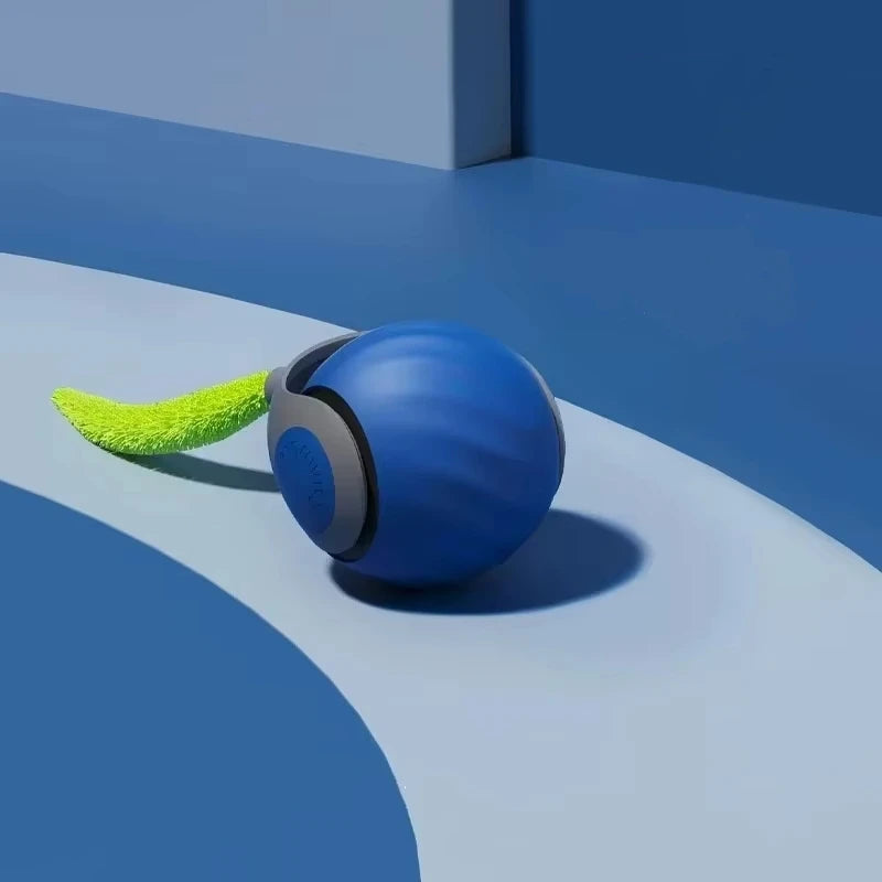 Cat Interactive Ball Toys Automatic Rolling Ball Faux Tail