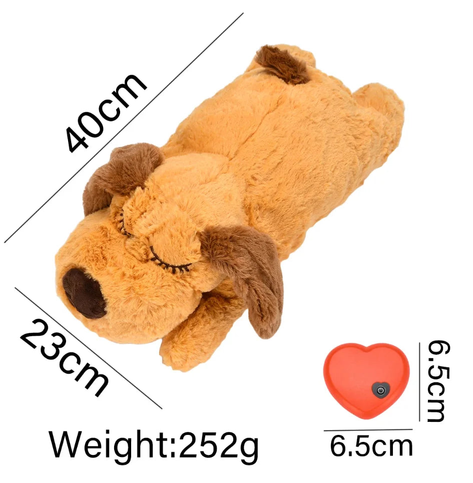 Plush Heartbeat Puppy Behavioral Training Toy Plush Pet Snuggle