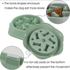 New Slow Feeder Dog Bowl Anti-Choking PUppy Food Bowl Anti-Slip
