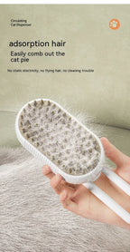 3 in 1 Pet Electric Steam Brush Cat and Dog Cleaning Spray Massage