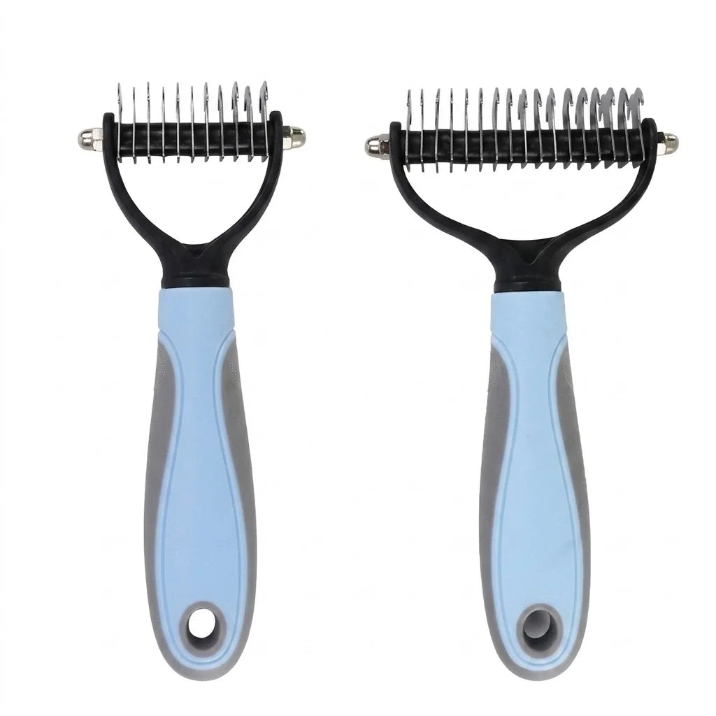 Pet Deshedding Brush Dog Cat Grooming Comb, Undercoat Fur Remover