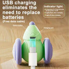 Smart Interactive Cat Toy Usb Rechargeable Rotating Feather