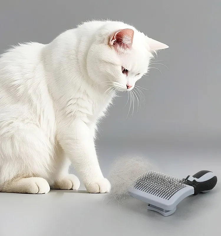 Dog Brush Massage Dogs Comb Automatic Pet Hair Remover Self