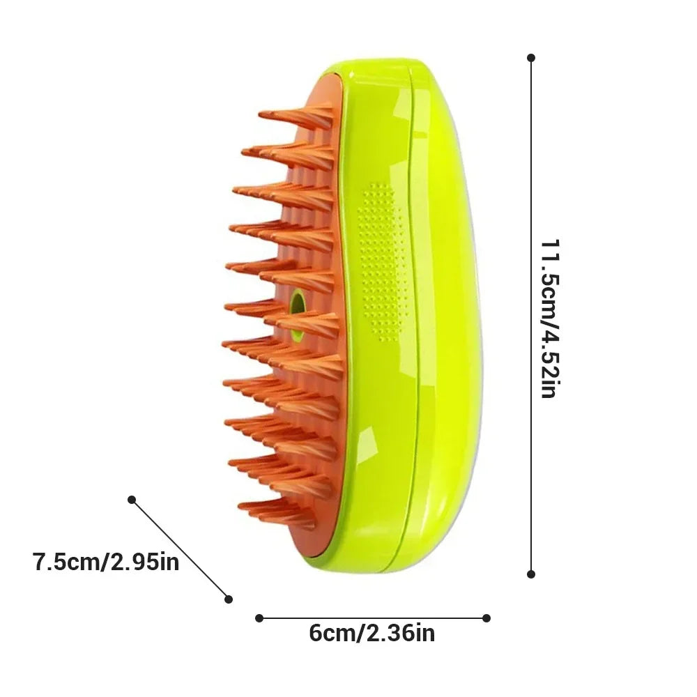 Dog Cat Steamy Brush Steam Brush Electric Sprayer for Massage Pet