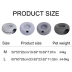 Felt Donut Bed for Cats House with Breather Hole Dog Bed