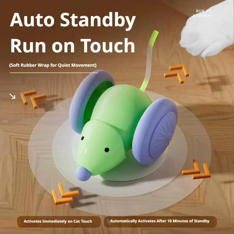 Smart Mouse Pet Cat Toy Interactive Toy Usb Rechargeable Automatic