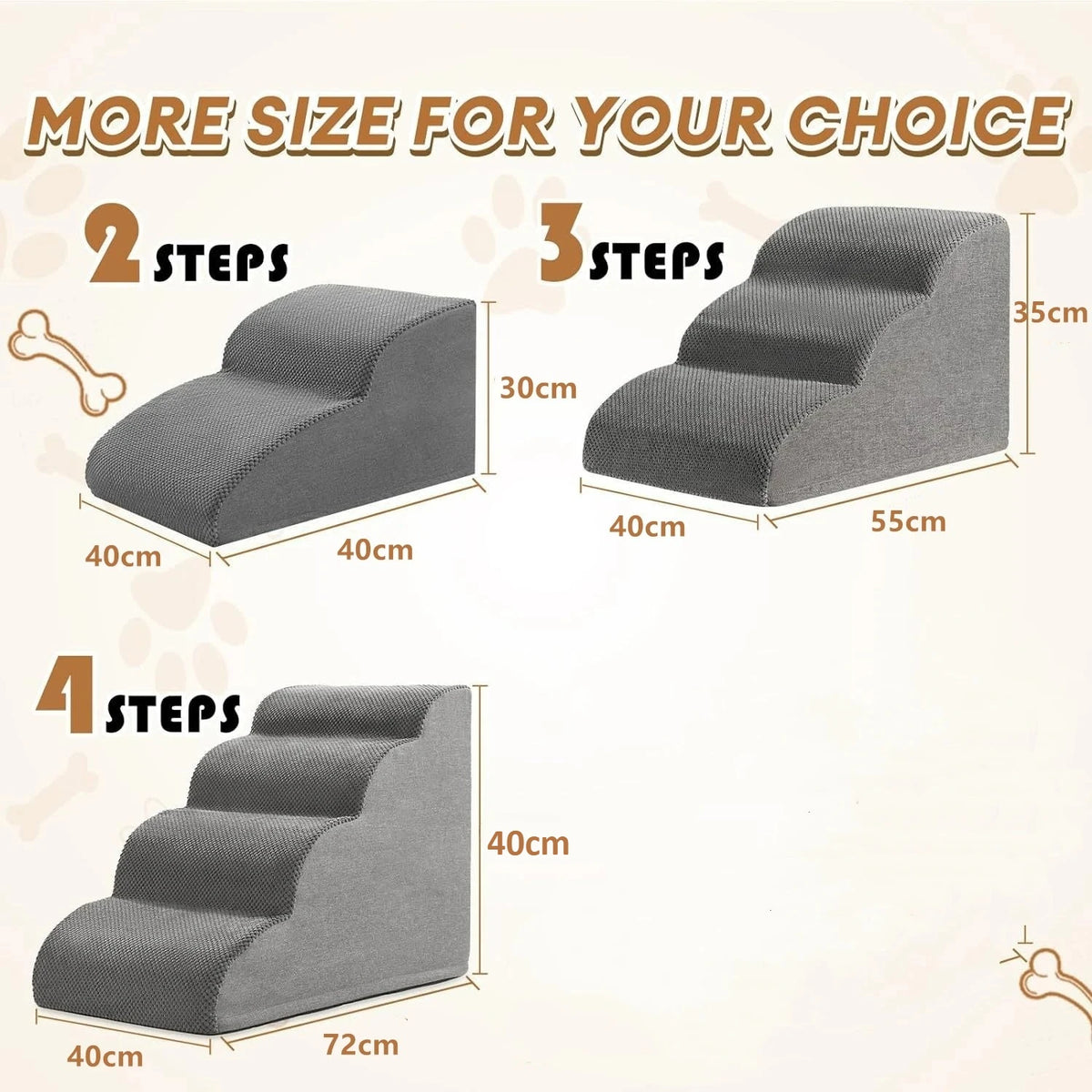 Ladder Dogs Pets Bone Handle Puppys Stairs Beside Sofa Bed Ramp