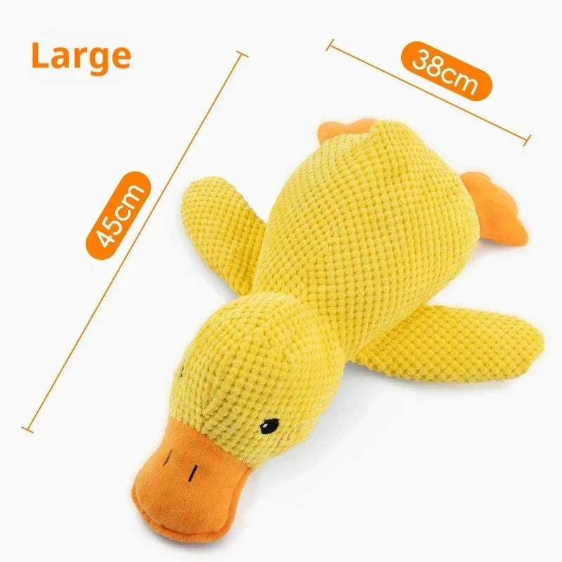 Pet Plush Toy Dog Calming Duck Companion Sleeping Duck Toys Chew