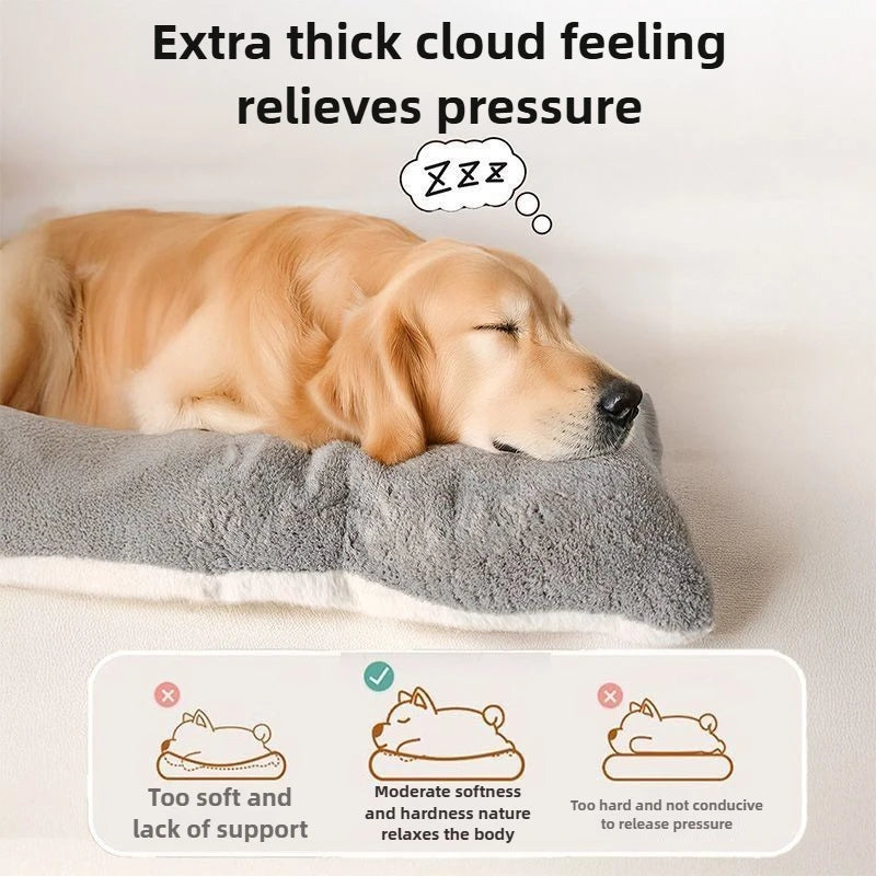 Dog Bed Mat Large Size Sleeping Pad for Winter Use Keep Warm