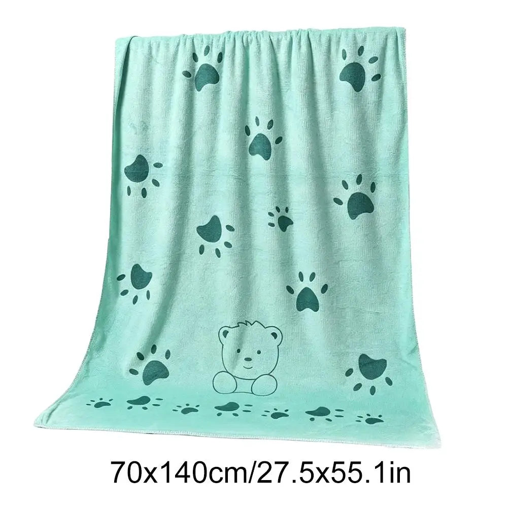 Quick-Drying Microfiber Dog Towel ABSorbent Pet Bath Product