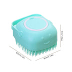 Pet Bathing Brush Soft Silicone Massager Shower Gel Bathing Brush