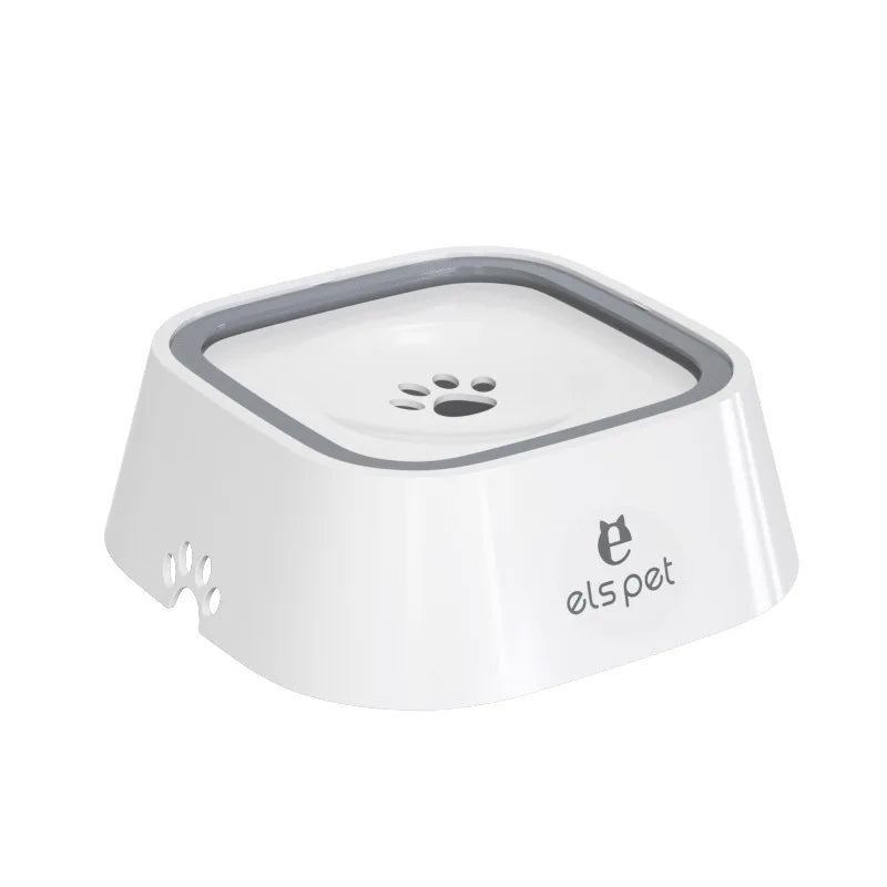 Dog Water Bowl Dog Feeders Slow Water Feeder No-Spill Pet Bowl