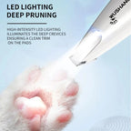 Pet Dog Electric Groomer Trimmer with LED Light Waterproof Pet