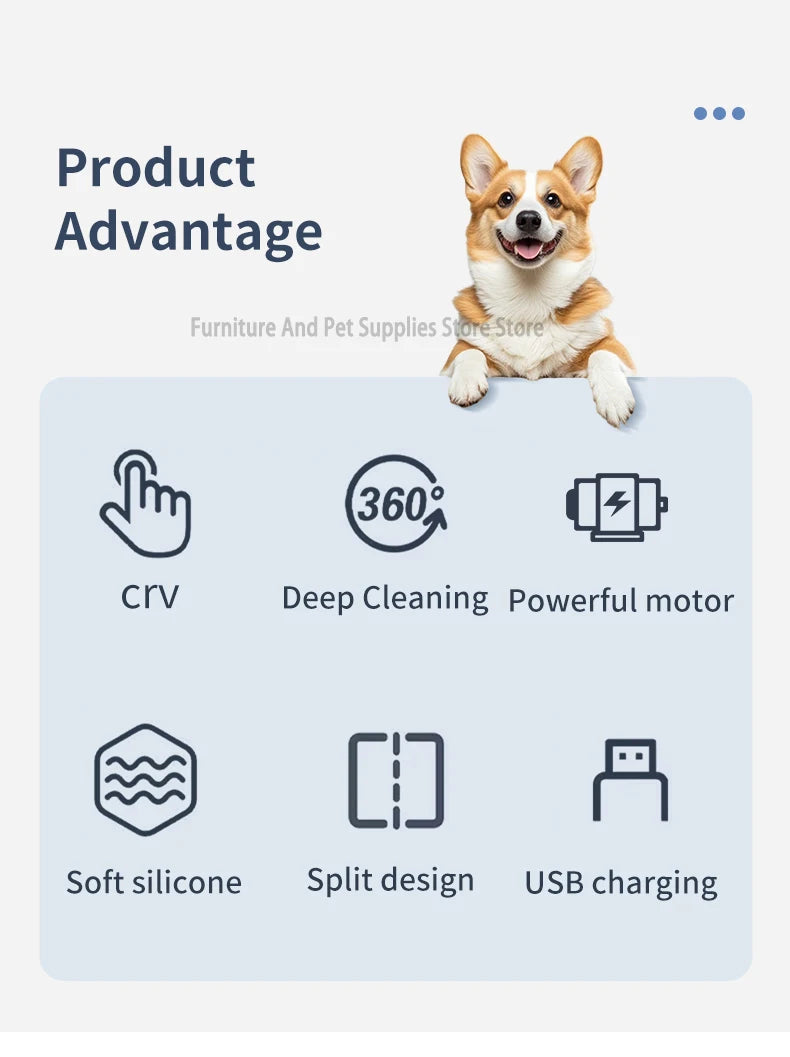 Pet Foot Washing Machine Electric Pet Paw Cleaner Automatic Dog