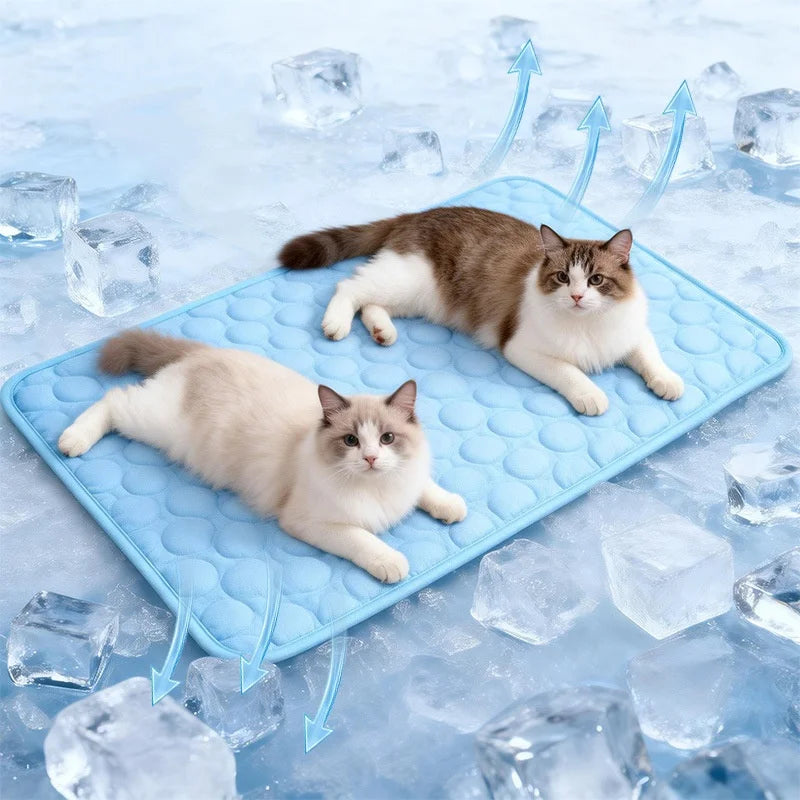 Dog Cooling Mat Summer Pet Cold Bed Extra Large for Small Big Dogs