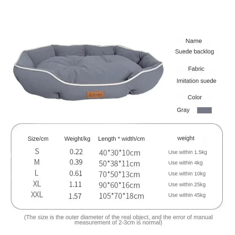 Dog Bed Orthopedic Plush Calming Sofa Pet Bed Donut Nest Soft