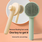 Pet Hair Removal Comb Cat Brush Self Cleaning Slicker Brush for