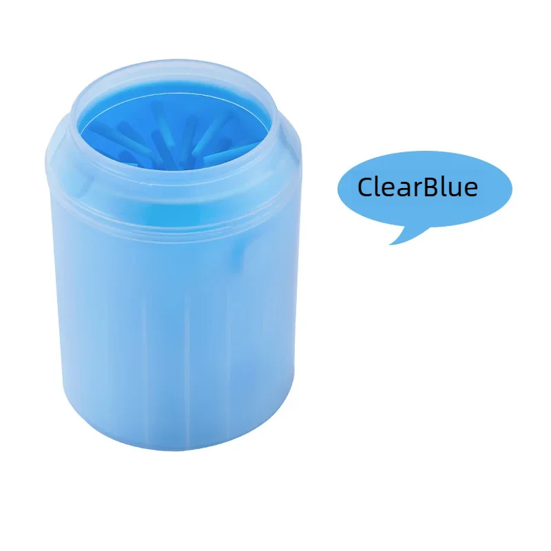 Dog Paw Cleaner Cup Soft Silicone Combs Portable Outdoor Pet Foot