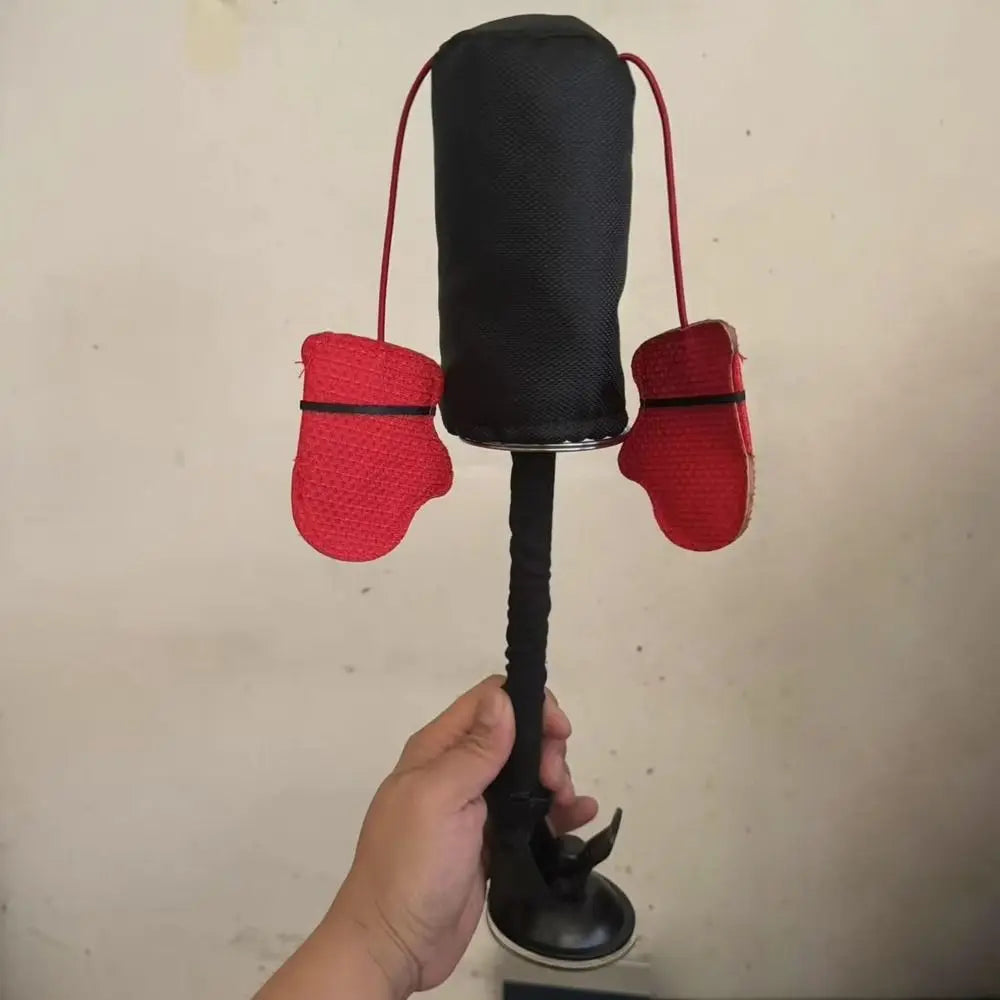 Suction Cup Base Cat Boxing Toy Self-Standing Spring Loaded Pet