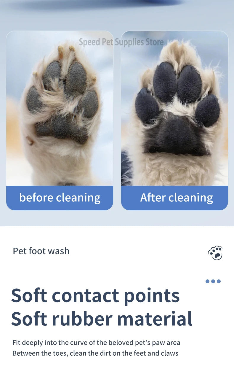 Pet Foot Washing Machine Electric Pet Paw Cleaner Automatic Dog