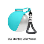 Portable Dog Water Bottle, Plastic/Stainless Steel Pet Water