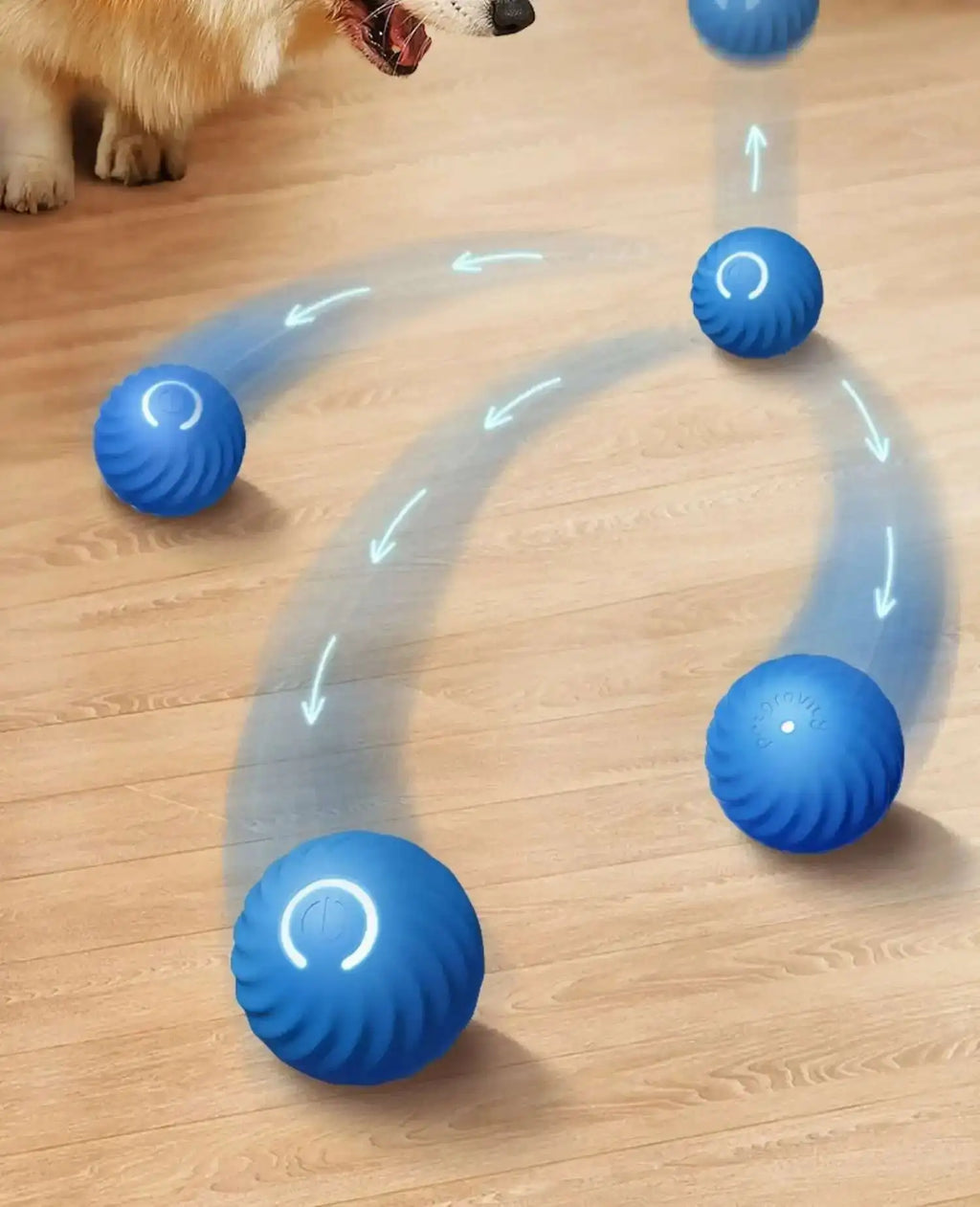 Smart Dog Toy Ball Electronic Interactive Pet Toy Moving Ball USB
