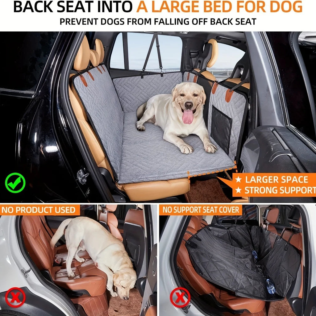 Hammock-Style Portable Back Seat Cover: Waterproof & Scratch-Proof