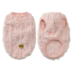 Warm Fleece Dog Jacket Autumn Winter Pet Sweatshirt Soft PUppy