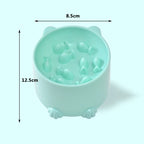 Small Cat and Dog Slow Feeding Anti-Choking Bowl with Neck