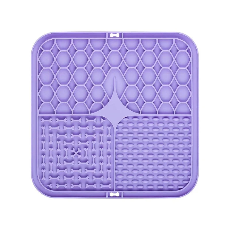 Silicone Dog Lick Mat for Bathing and Training
