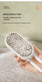 3 in 1 Pet Electric Steam Brush Cat and Dog Cleaning Spray Massage