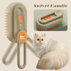 3 in 1 Steam Cat Brush Pet Hair Remover Vaporizer Grooming Comb