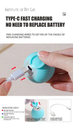 Smart Dog Toy Ball Electronic Interactive Pet Toy Moving Ball USB