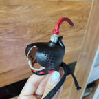 Handmade Cowhide Hat Eye Red Mouth Bird Supplies Crow Magpie