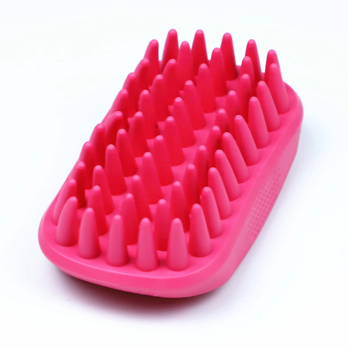 Soft Silicone Pet Bath Brush: Flexible Massage & Deshedding Tool