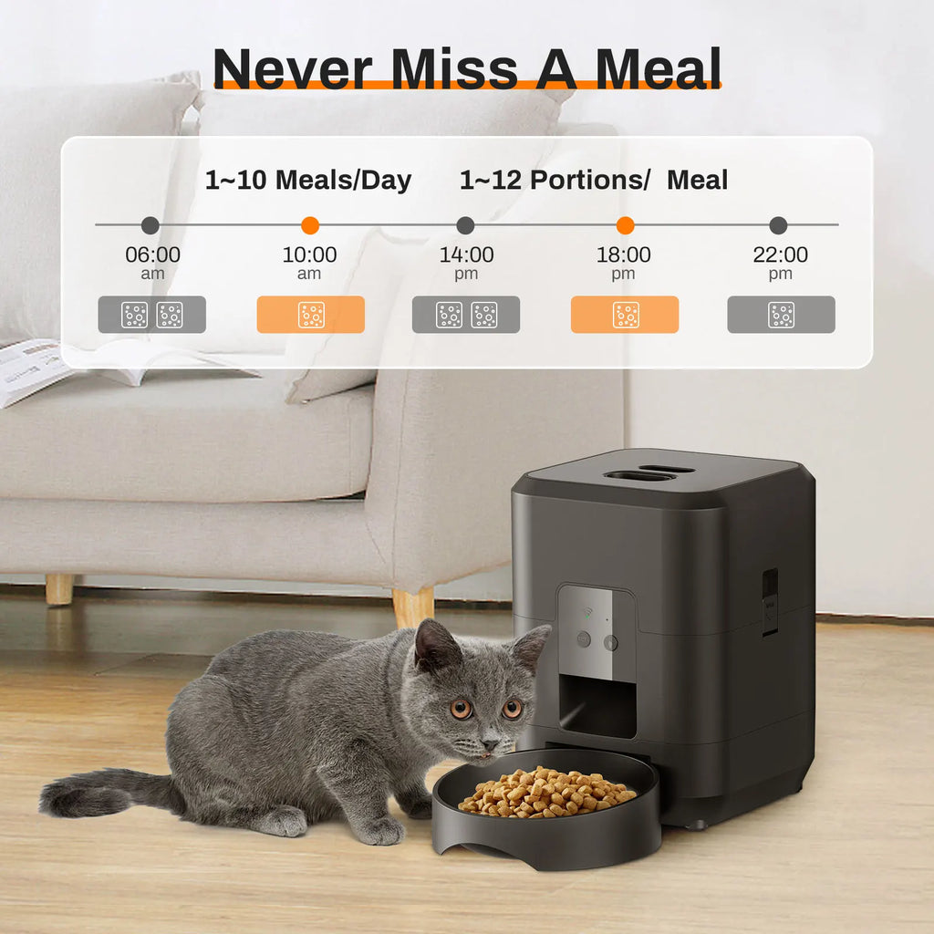 Smart Pet Feeder Automatic Cat Feeder Dog Slow Food Machine with