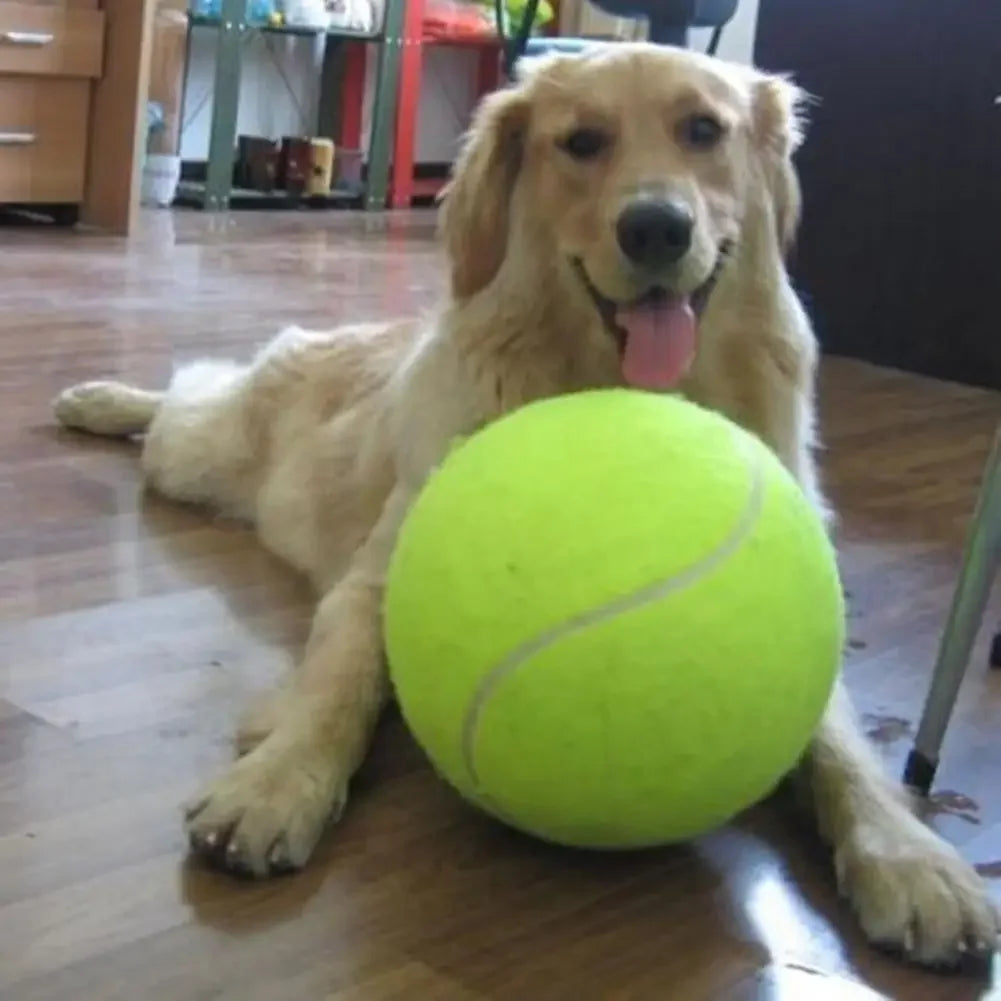 9.5'Giant Tennis Ball for Dog Chew Toy Big Inflatable Tennis Ball