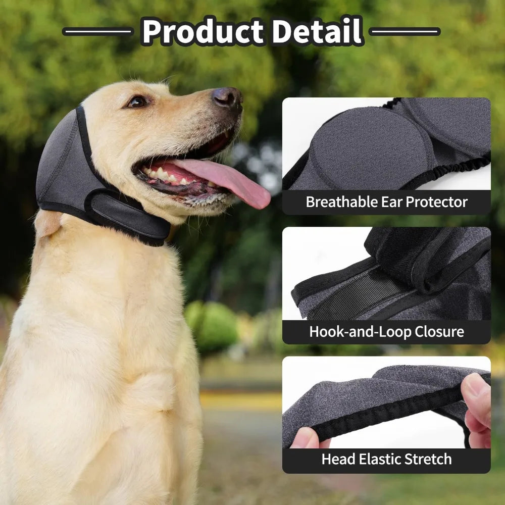 Anxiety Relief Dog Ear Protection Waterproof Muffs Noise Reducing