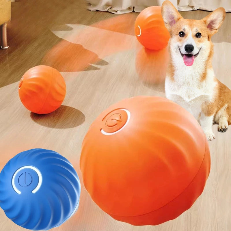 Pet Toy Ball Automatic Moving Dog Toy Ball Smart Usb Jumping