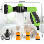 8 in 1 High Pressure Foam Pet Shower Gun Adjustable Hose Nozzle