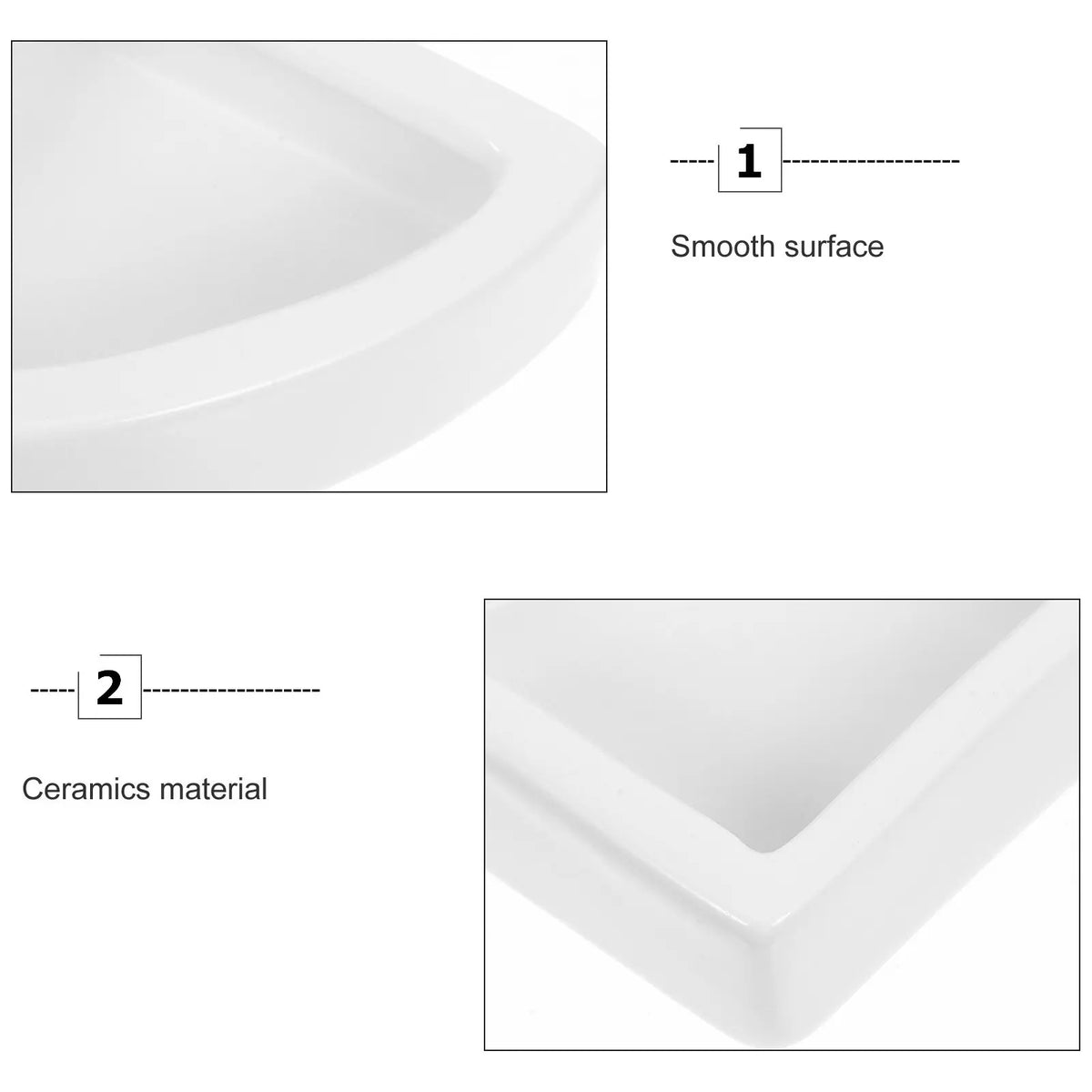 Heavy Duty Ceramic Reptile Feeder Bowl Set for Lizards Small