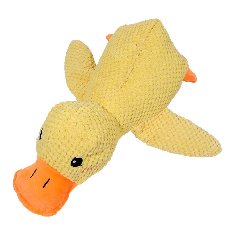 Little Yellow Duck Dog Toy Plush Companion Sleep, Bite Resistant