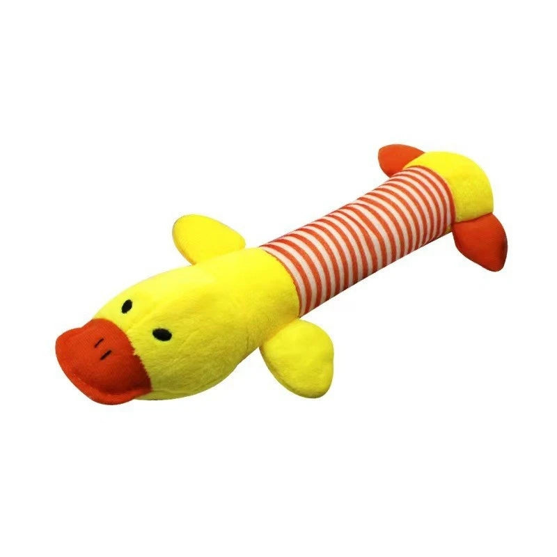 Striped Elephant, Duck, Pig Dog Chewing Toys