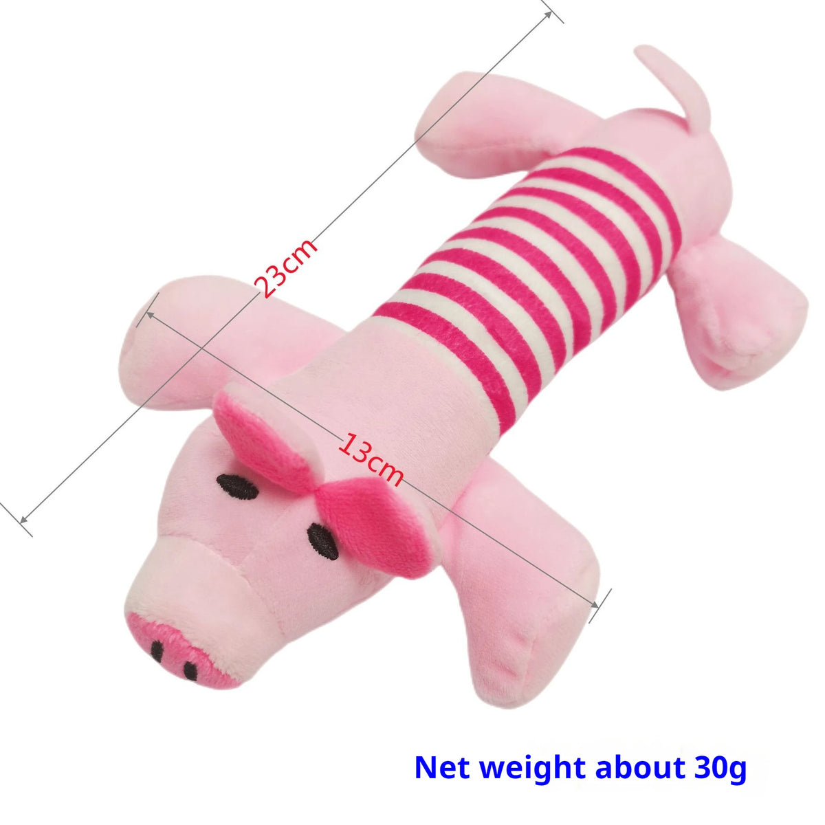 Striped Elephant, Duck, Pig Dog Chewing Toys