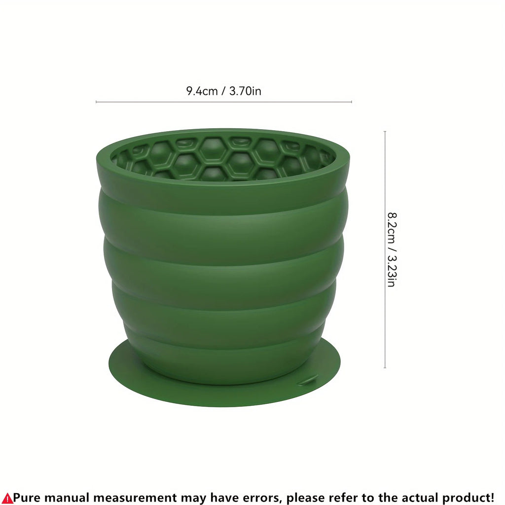 Silicone Slow Feeder Dog Bowl Cup - Anti-Slip Distraction Design