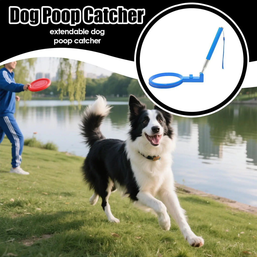 Pooper Scooper Extendable Handle Bend-Free Pet Waste Collector Dog