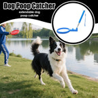 Pooper Scooper Extendable Handle Bend-Free Pet Waste Collector Dog