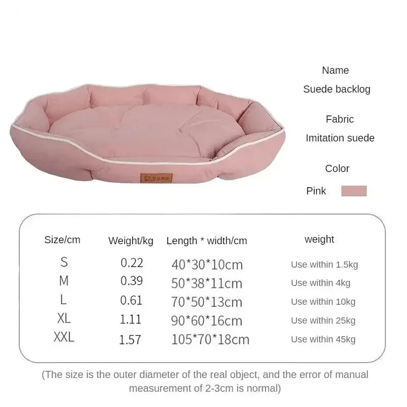 Dog Bed Orthopedic Plush Calming Sofa Pet Bed Donut Nest Soft